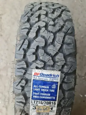 215 /70 R16 Bf Goodrich Tyres (All Terrrain) Usa.
