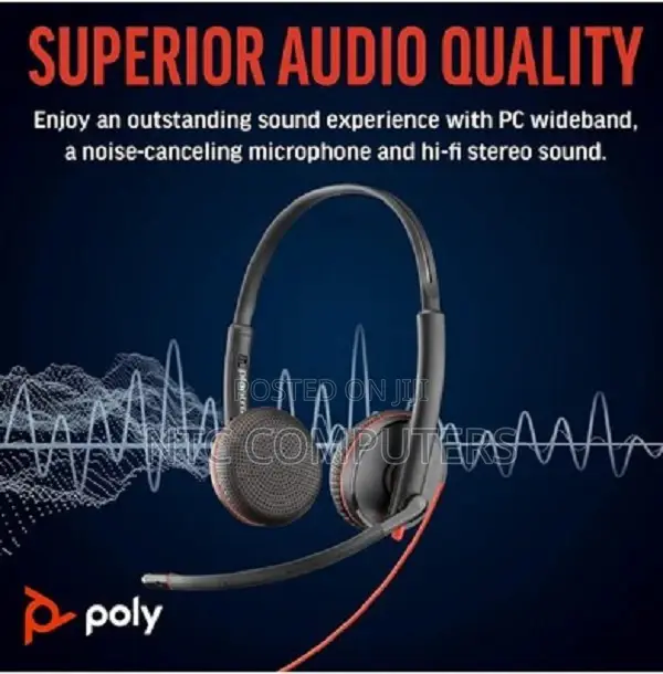 Poly Blackwire 3225 Stereo Usb-C Headset