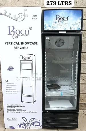 Roch Vertically Showcase Single Door 279l Fridge Rsf-350-0