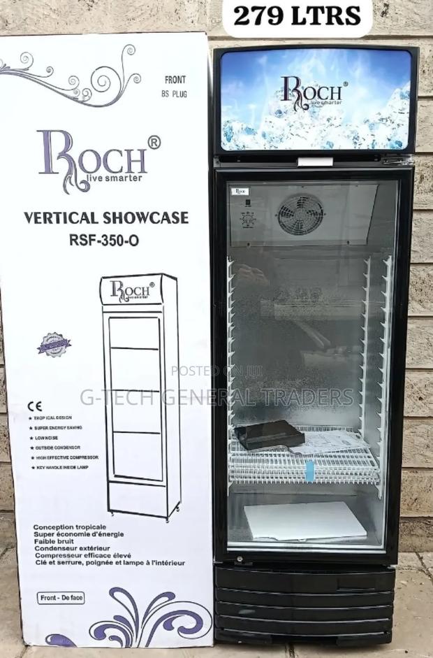 Roch Vertically Showcase Single Door 279l Fridge Rsf-350-0