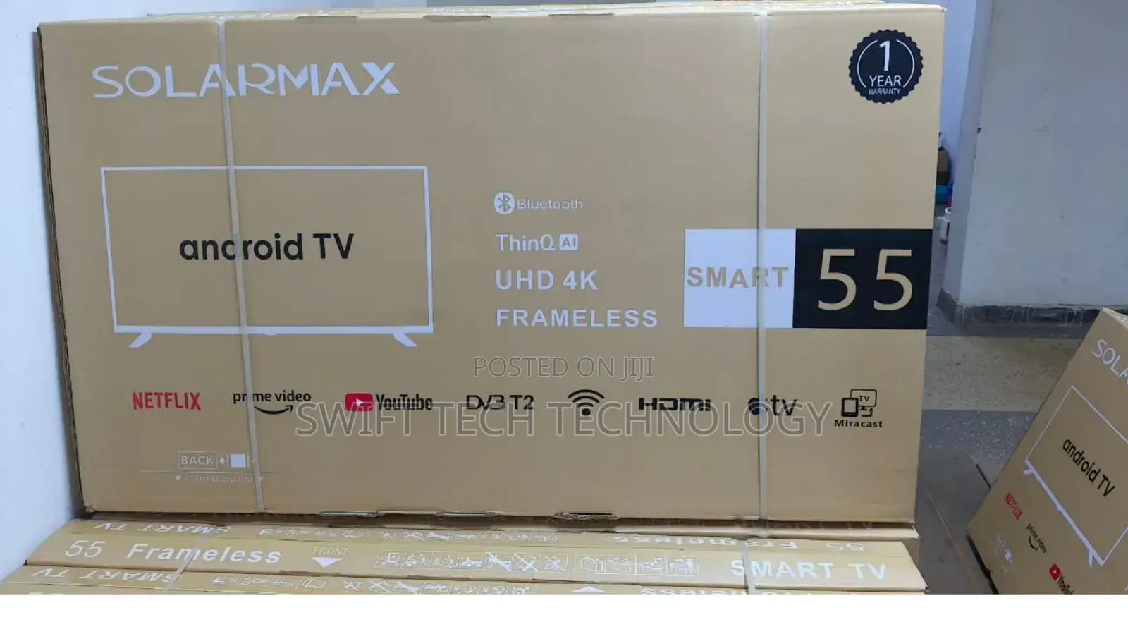 Solarmax 55 Inches Frameless Uhd 4 K