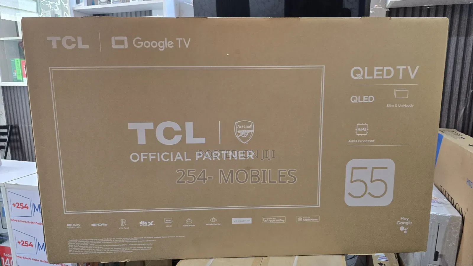 TCL 55t6c Qled - 55 Inch Smart Google TV, Dolby Vision HDR