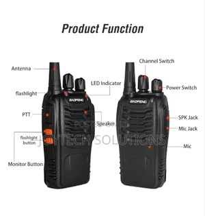 Uhf 2 Pieces 5km Baofeng 888s Radio Walkie Talkies
