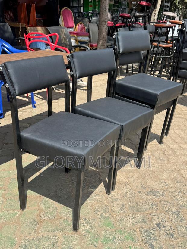 Black Leather Office Chair - main view