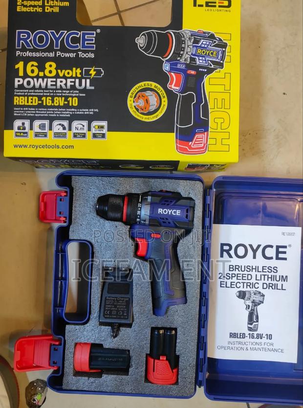 Royce Brushless Cordless Drill/16.8v Powerful Drill