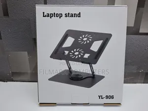 Yl-906 Aluminum Laptop Stand With 360° Rotating Base