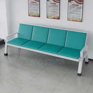 Waiting Sofa; Full Leather Reception Sofa Chair