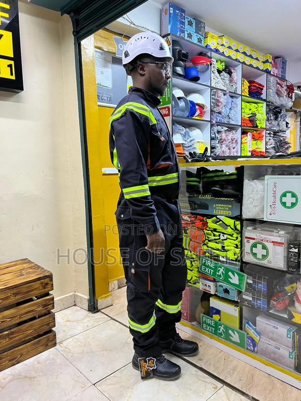 Elastic Band Cargo Overall With Multiple Pockets - thumbnail 2