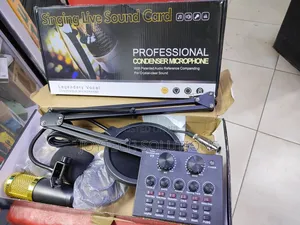 Podcast Equipment Recording Studio With Voice Changer, Live Sound Card
