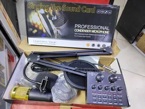 Podcast Equipment Recording Studio With Voice Changer, Live Sound Card