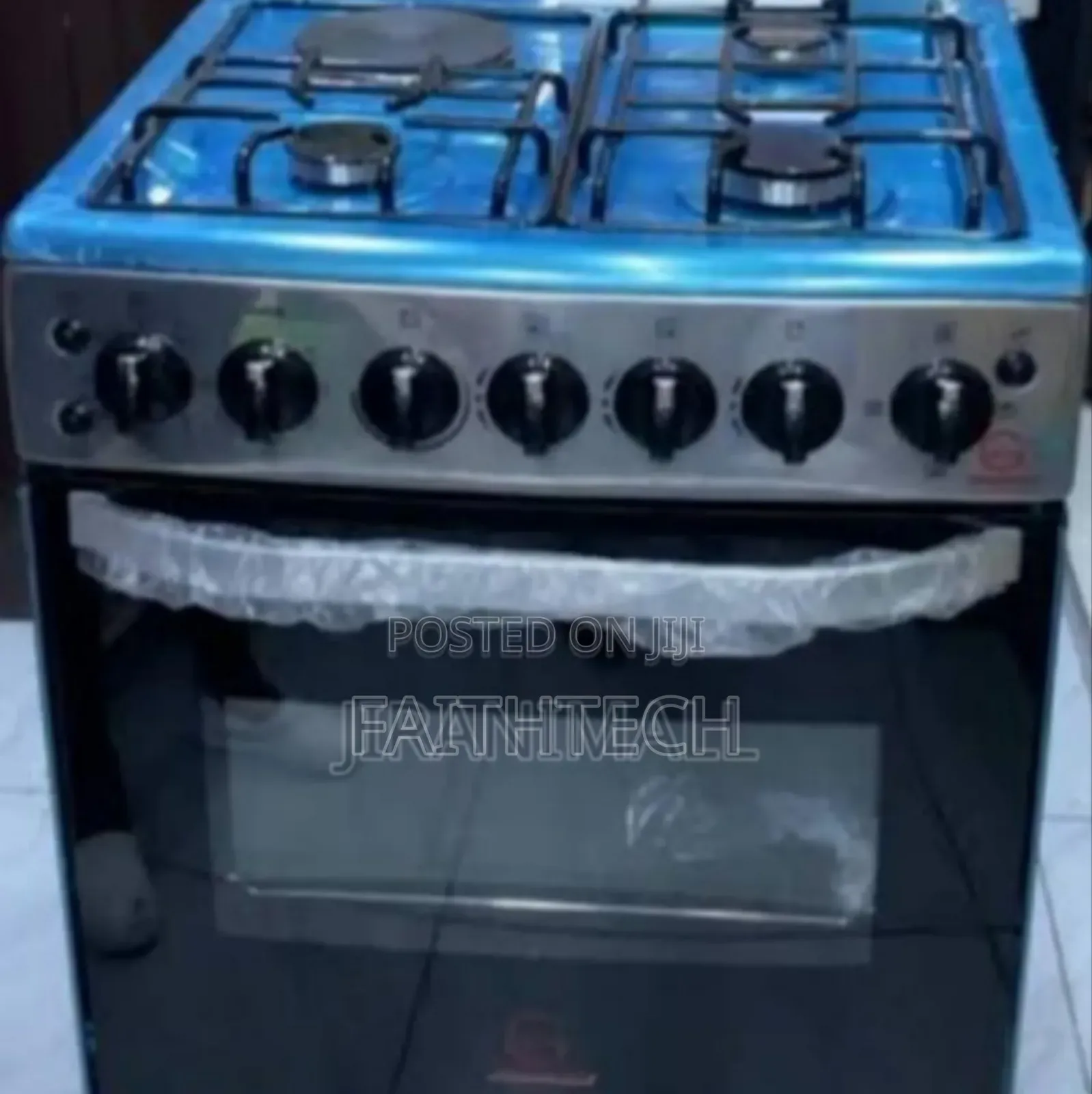 60*65 Euroken 3+1 Standing Cooker With Electric Double Heaer