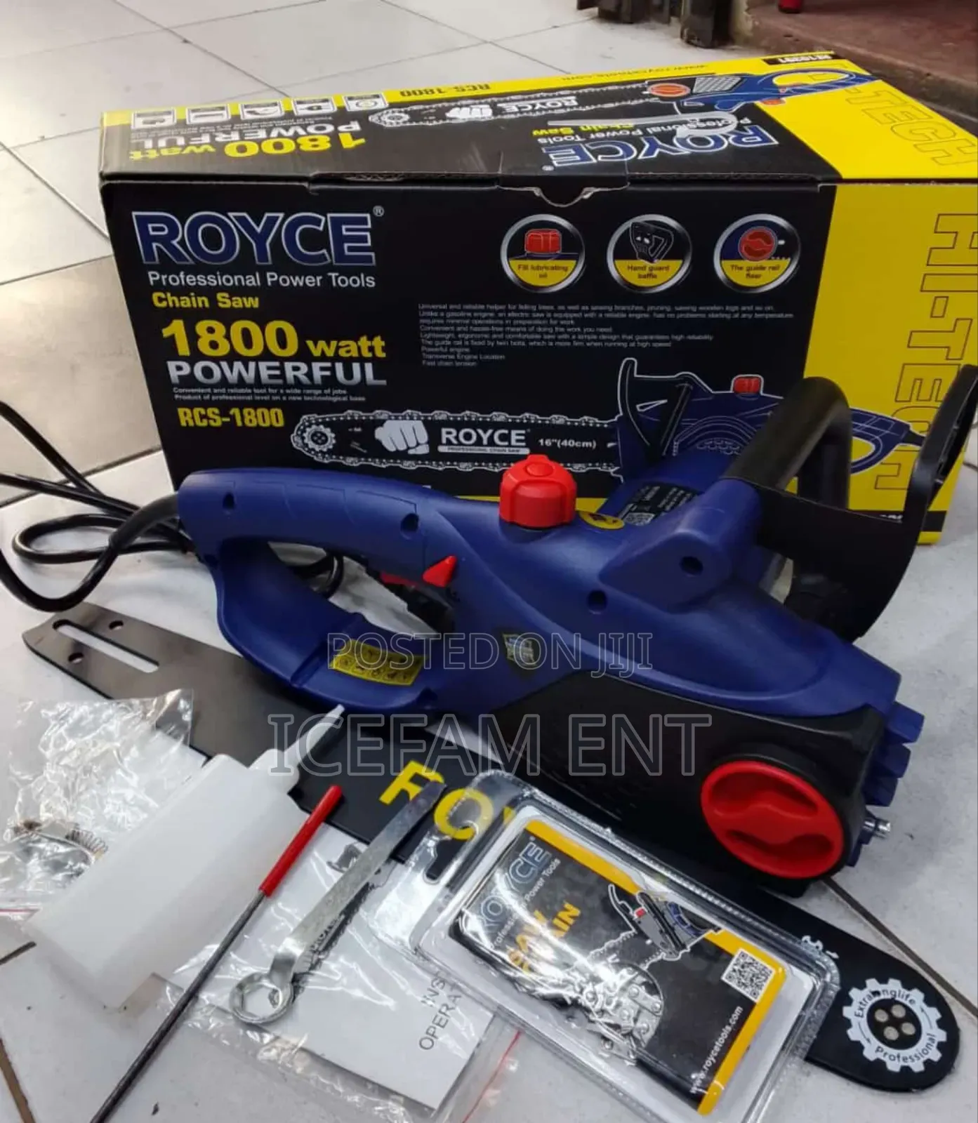 Royce Powerful Chainsaw/1800w Electric Chainsaw