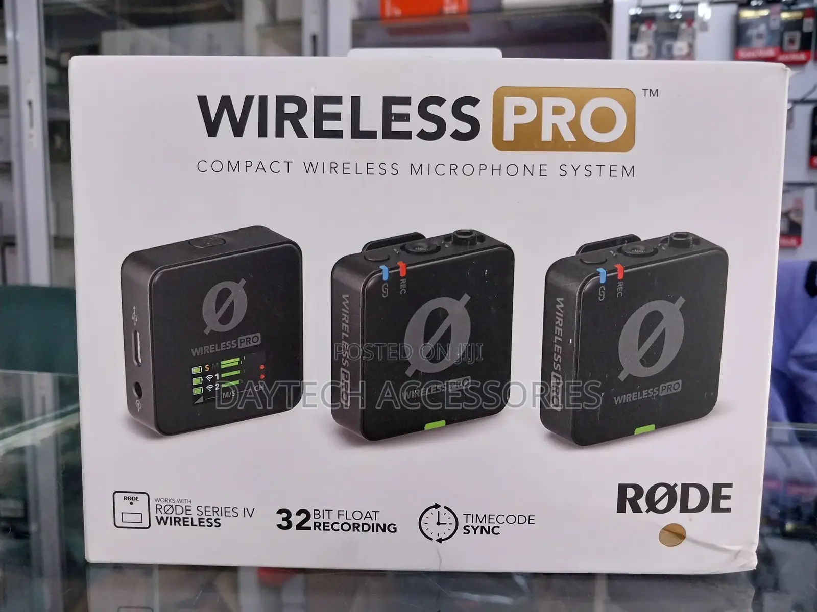 Rode Wireless Pro 2.4g Wireless Lavalier Microphone System.
