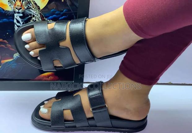 Ladies Hermes Slides - main view