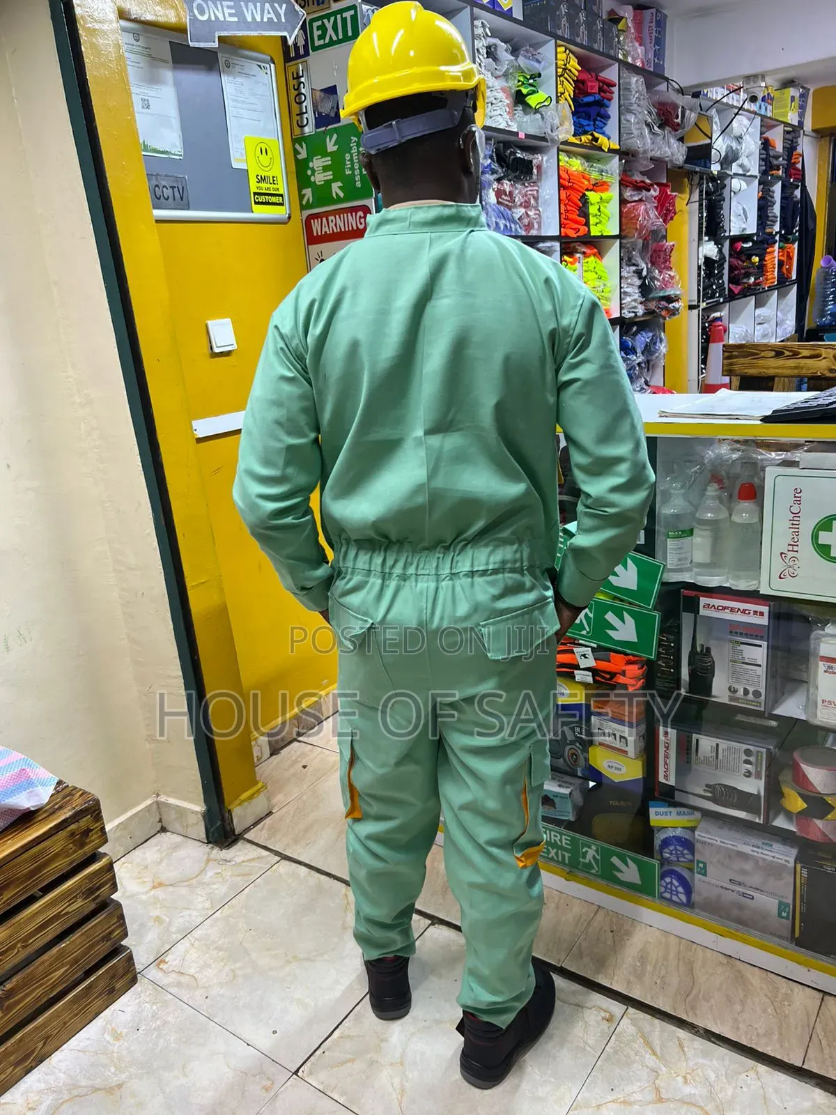 Multicoloured Unique Green Overall