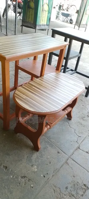 2-in-1 Wooden Table Combo – Stylish Functional! At 3800