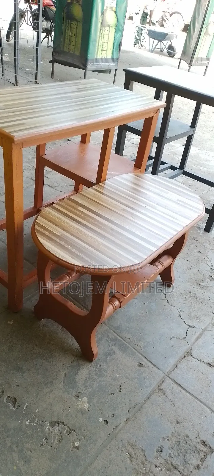 2-in-1 Wooden Table Combo – Stylish Functional! At 3800