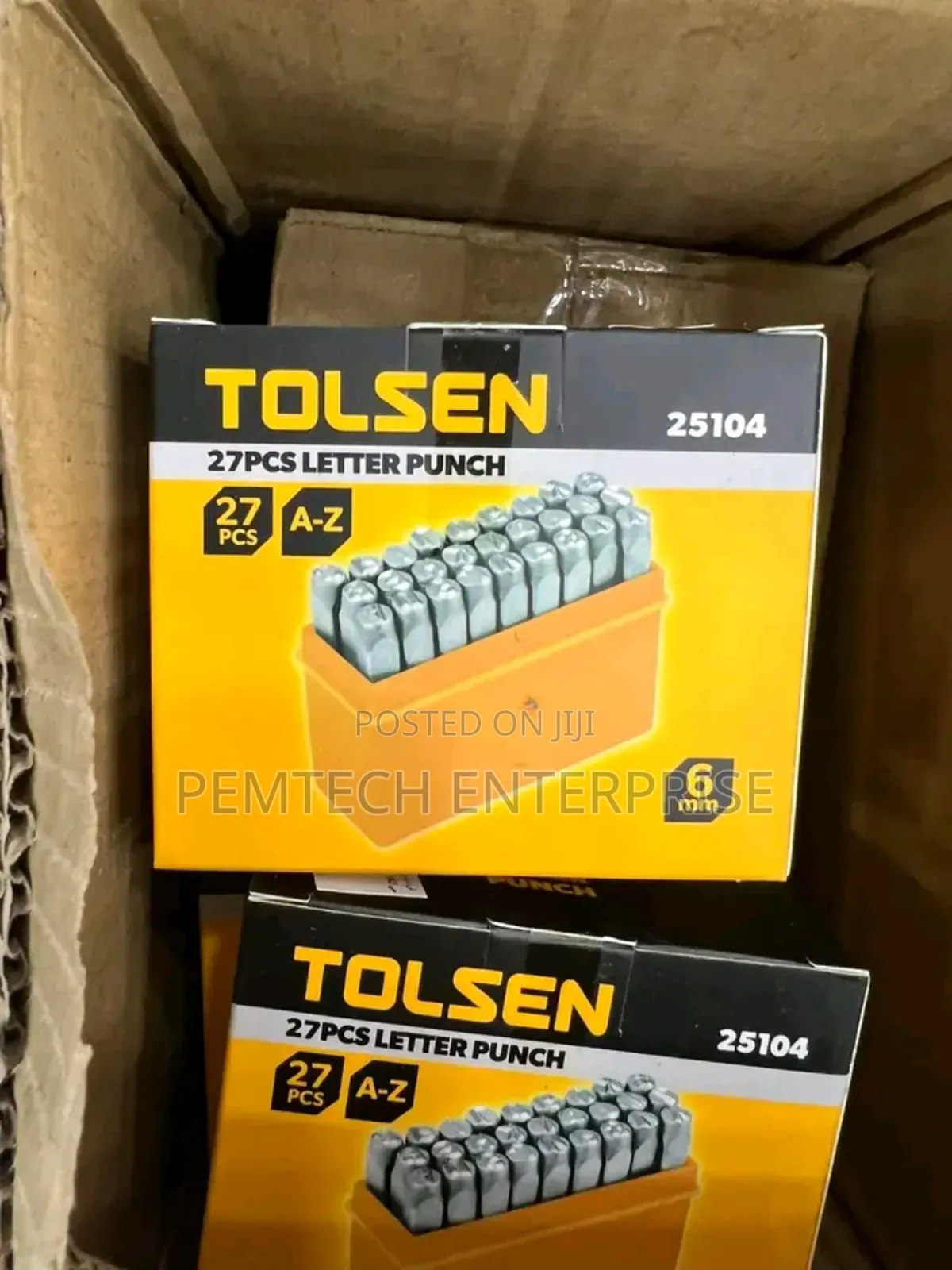 Tolsen 27-Piece Letter Punch Set (Model 25104)