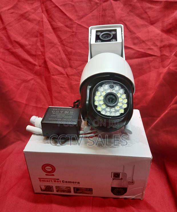 Full Color Outdoor PTZ Dual Lens CCTV Audio Camera