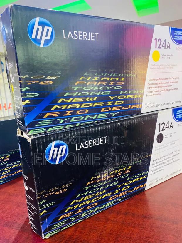 Hp Laserjet 2605 Toner Hp124a (Q6002a) Yield Above 1,100 Pages