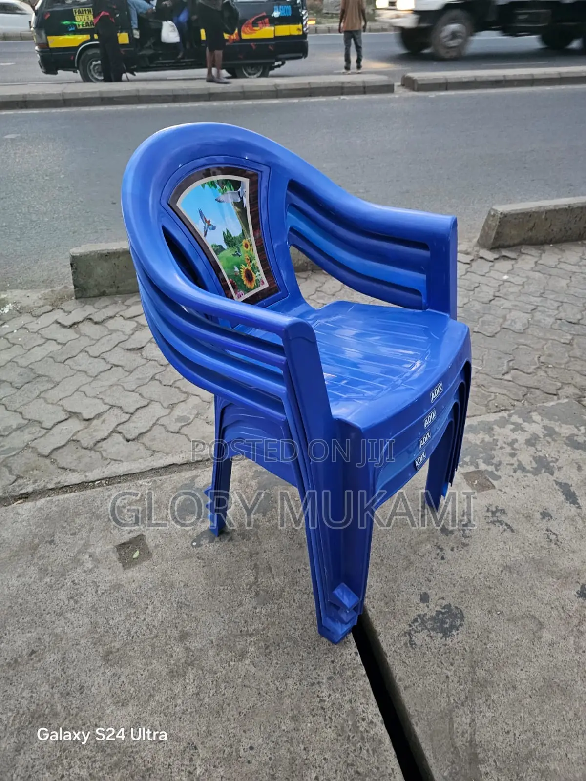 Blue Plastic Chairs