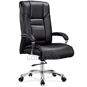 Office Chair; Leather Office Chair With Backrest Support