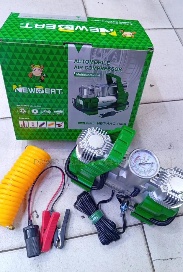 Newbeat Mobile Air Compressor 
150 Watts
120psi - main view