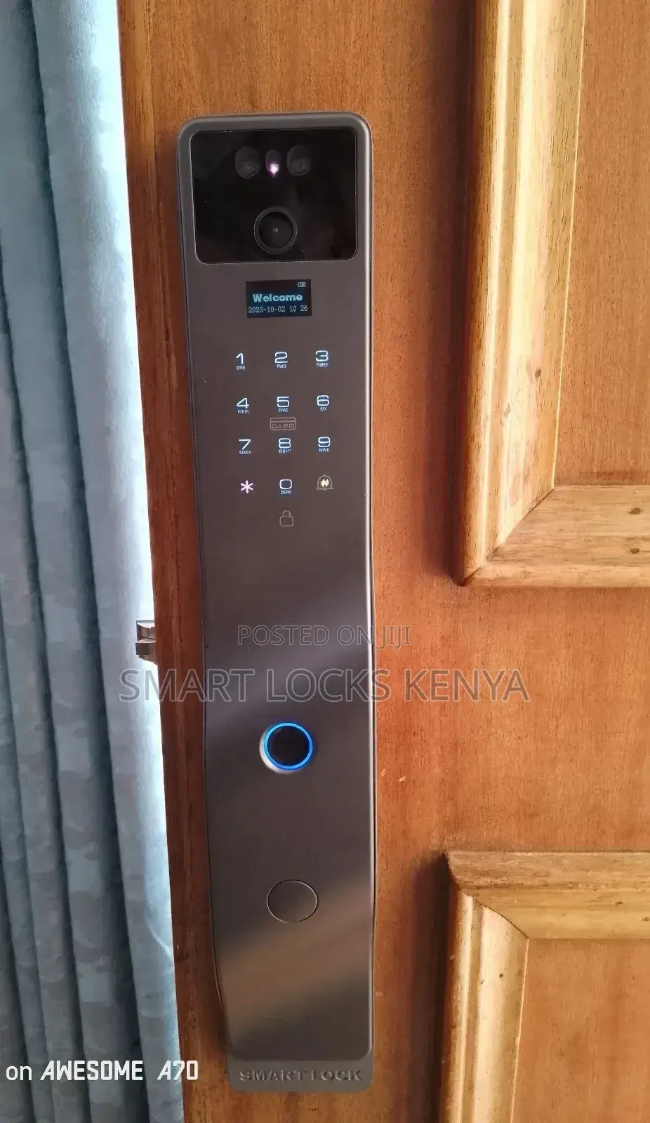 3d Face Recognition Digital Smart Lock Fingerprint Password