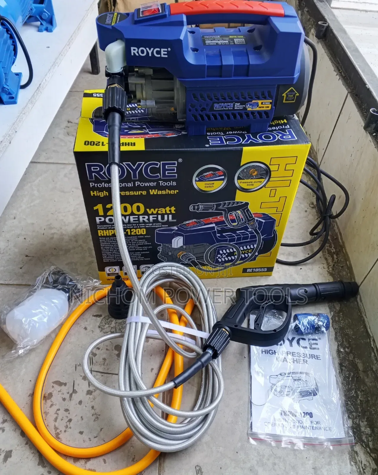 1200watts Electric High Pressure Washer/Royce Pressure Washer