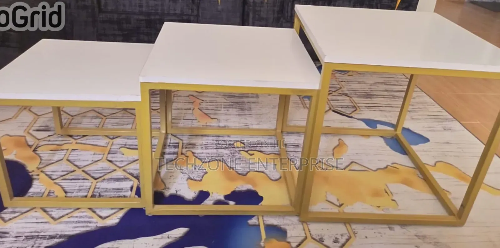 Unique Amani Nesting Coffee Tables 3 PCS Set 
