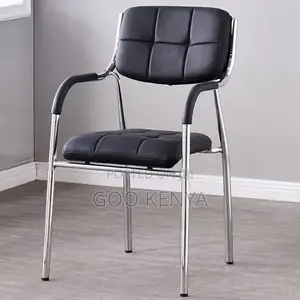 Office Chair; Ergonomic Leather Office Visitor Chair