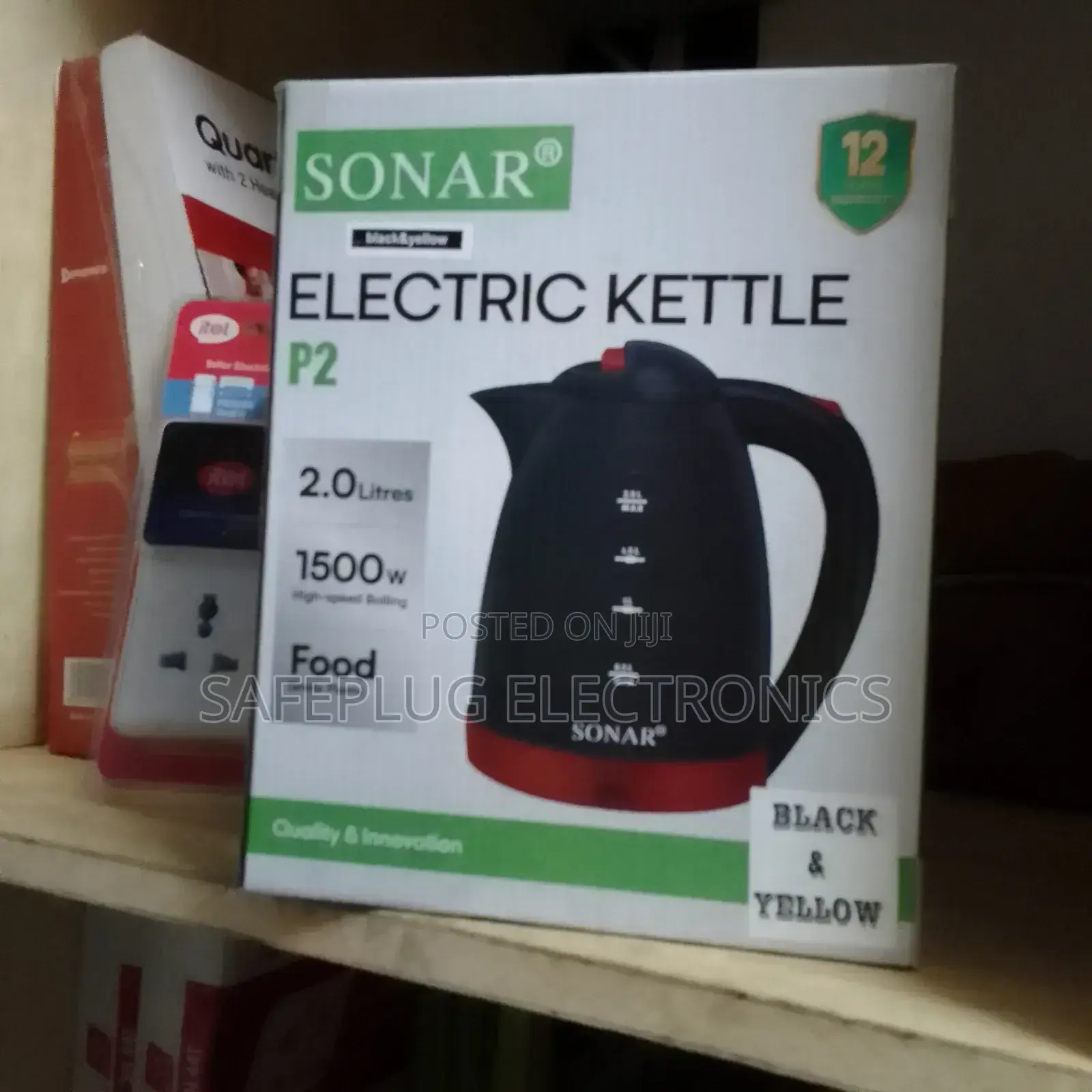 Sonar Plastic Kettle -2litres