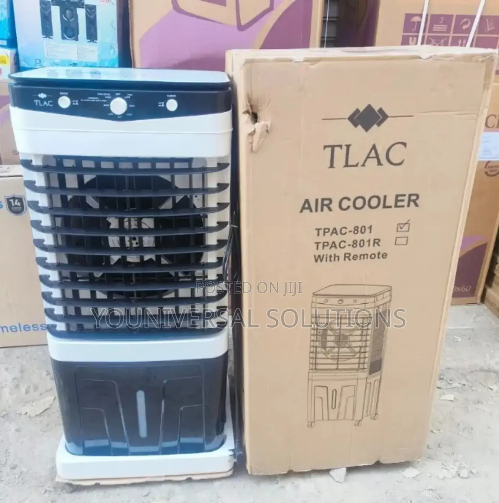 Tlac 50l Air Cooler Machine Portable Water-Cooled Moving Air