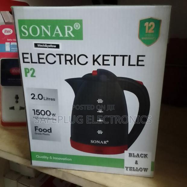 Sonar Electric Kettle Plastic-2l - main view