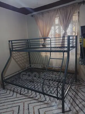 Double Decker; Heavy-Duty Metal Triple Bunk Bed