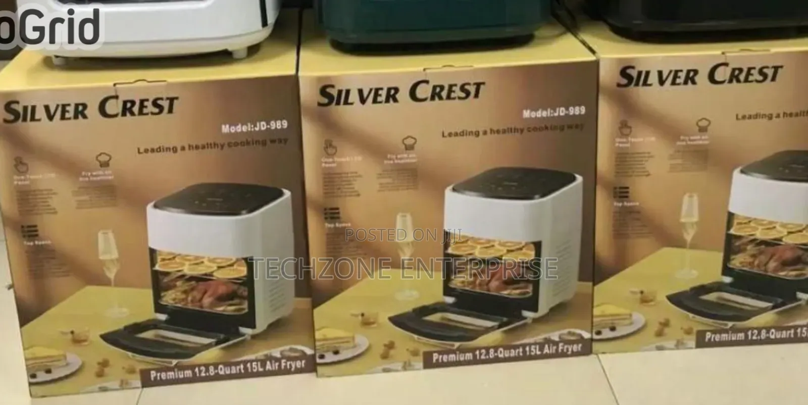 Silvercrest Jd989 15l Air Fryer With Non-Stick
