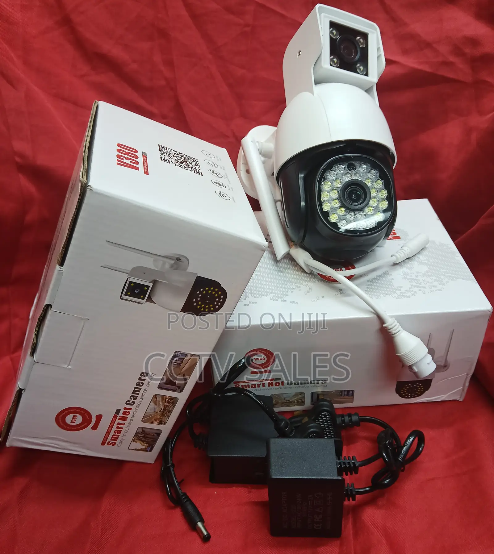 Motion Detection CCTV Audio PTZ Dual Lens V380 Camera