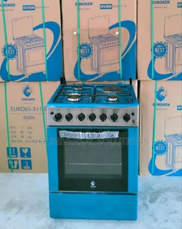 60*65 Euroken 3+1 Standing Cooker With Electric