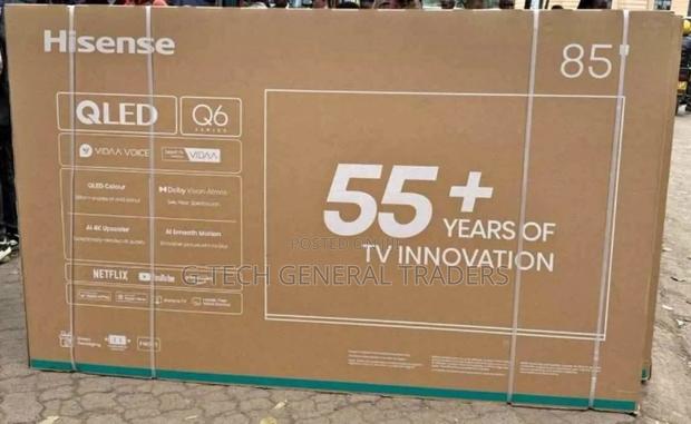 Hisense 85inch Smart Vidaa Qled Tv