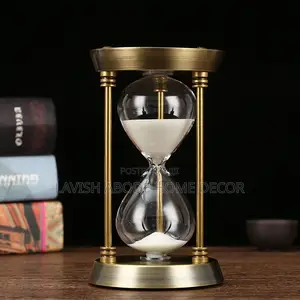 Metal Hourglass Sand Timer Decor