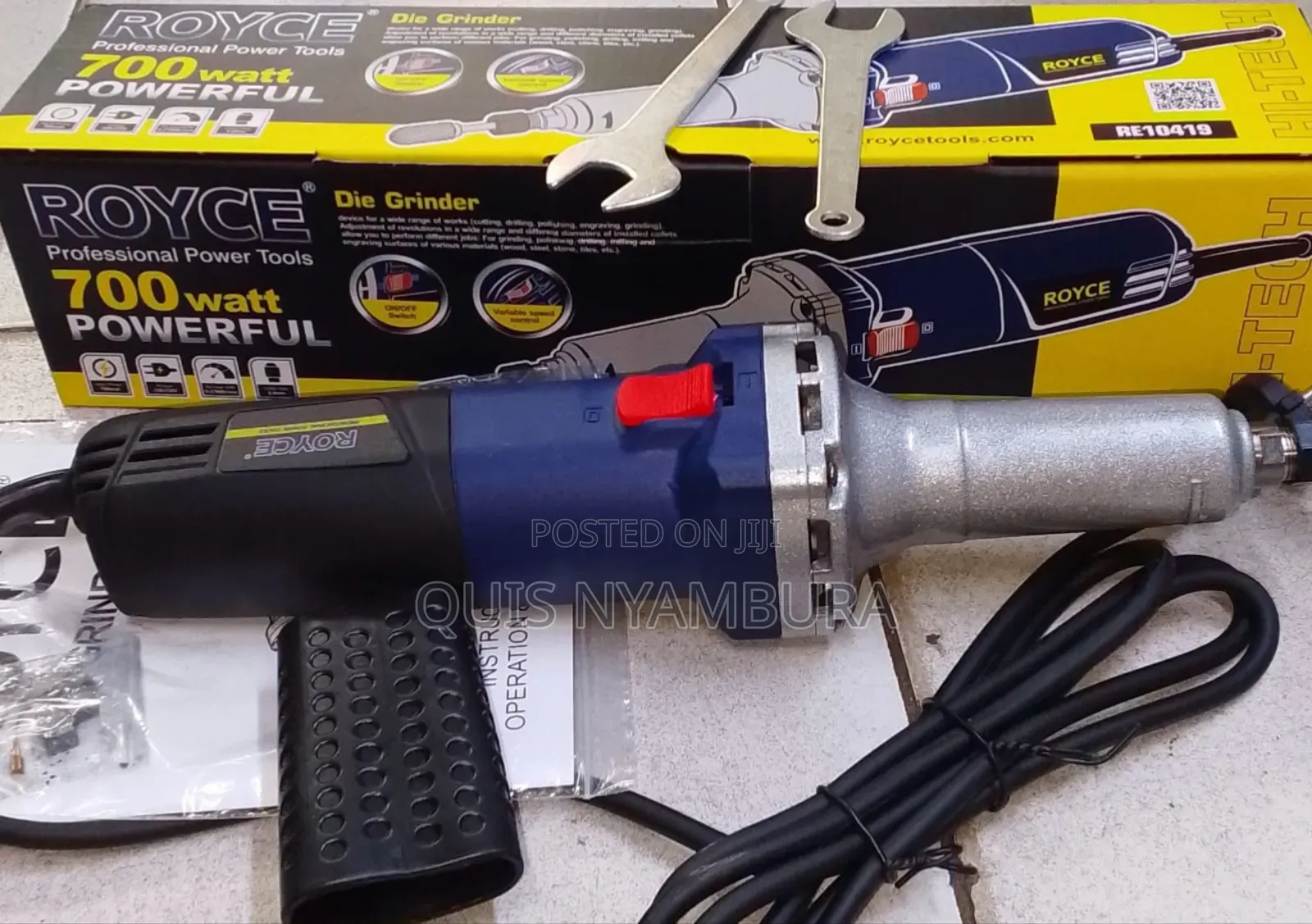 Straight Grinder/ Electric Royce Straight Grinder 700w