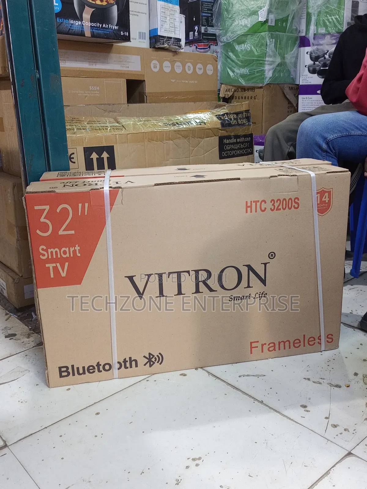 Vitron HTC-3200s 32′′ Frameless Smart Android TVS 1 Year Warranty 
