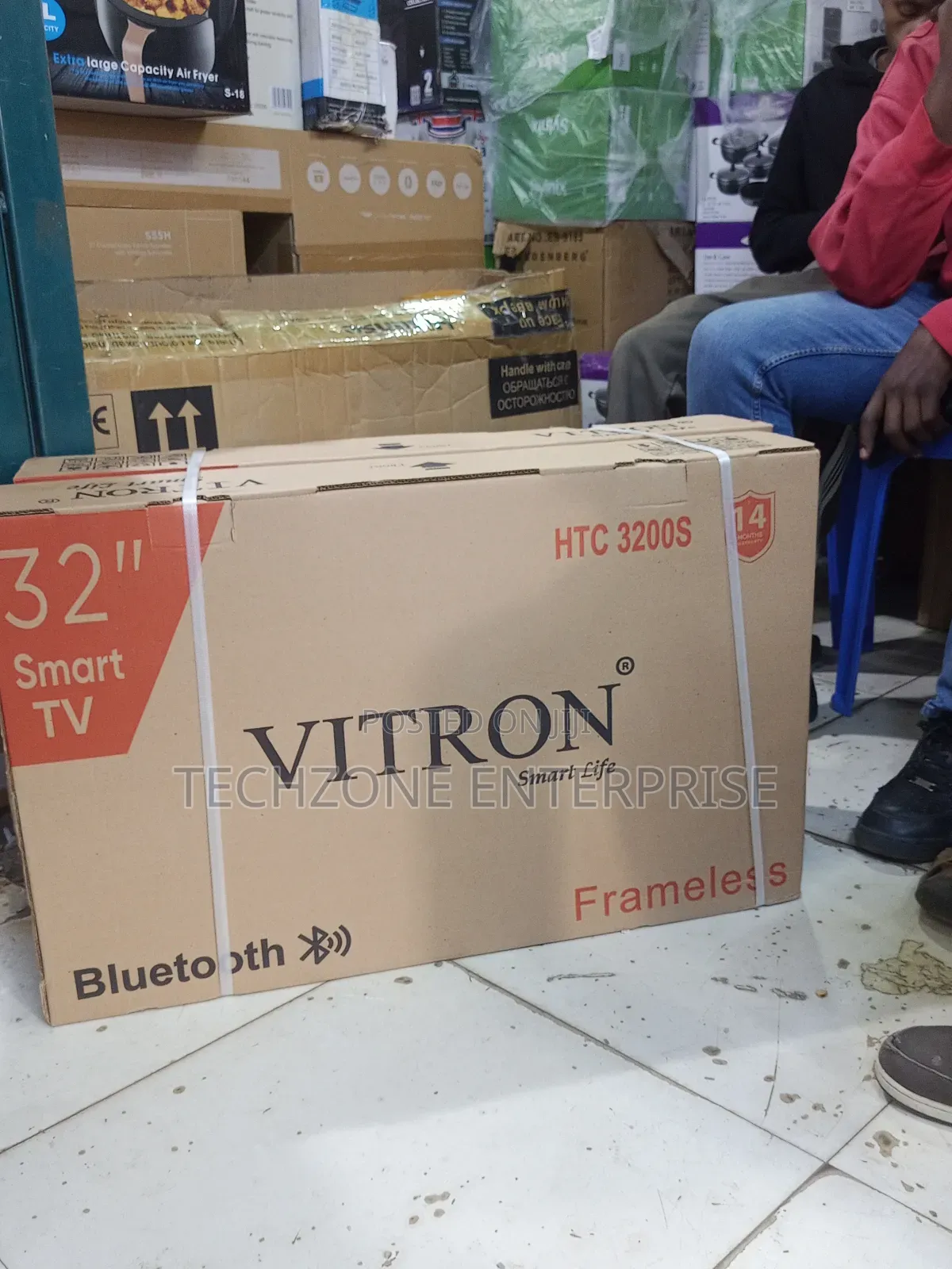 Vitron HTC-3200s 32′′ Frameless Smart Android TVS 1 Year Warranty 