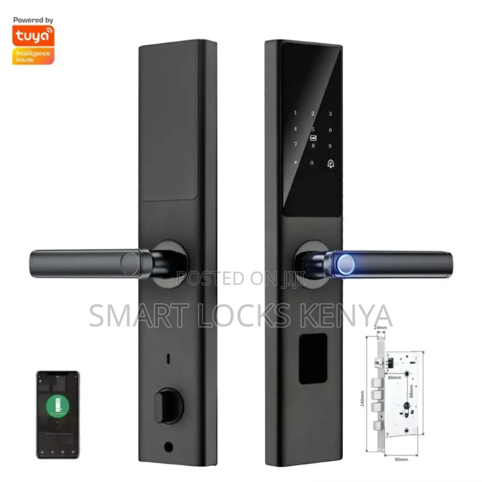 Smart Door Lock Fingerprints Password App Remote Control Samrt Lock