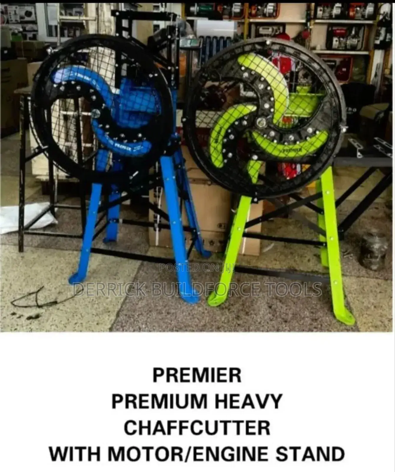 Premier Chaffcutter 2 Blade With Engine/Motor Holder
