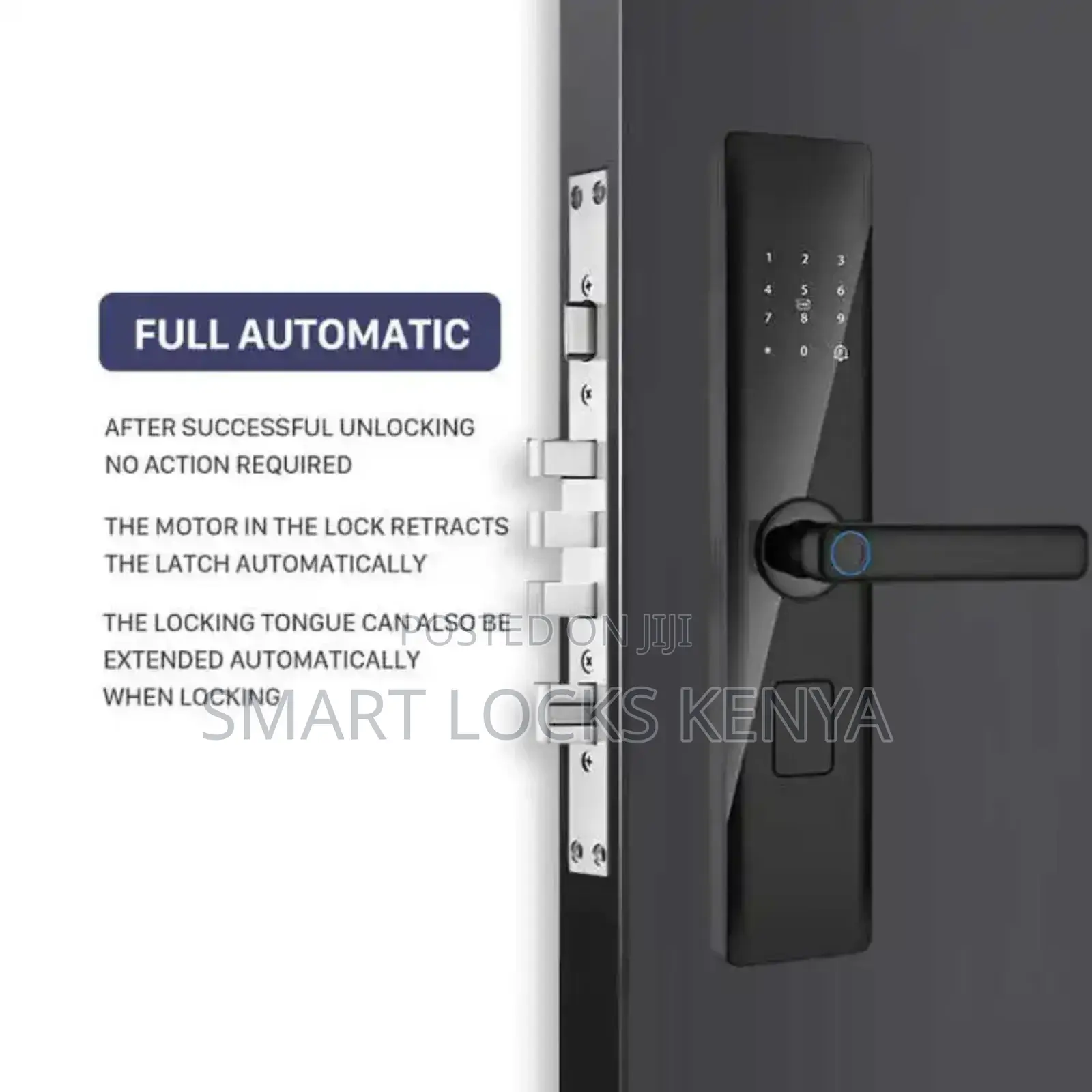Smart Lock Fingerprints Password Card Unlock App Control