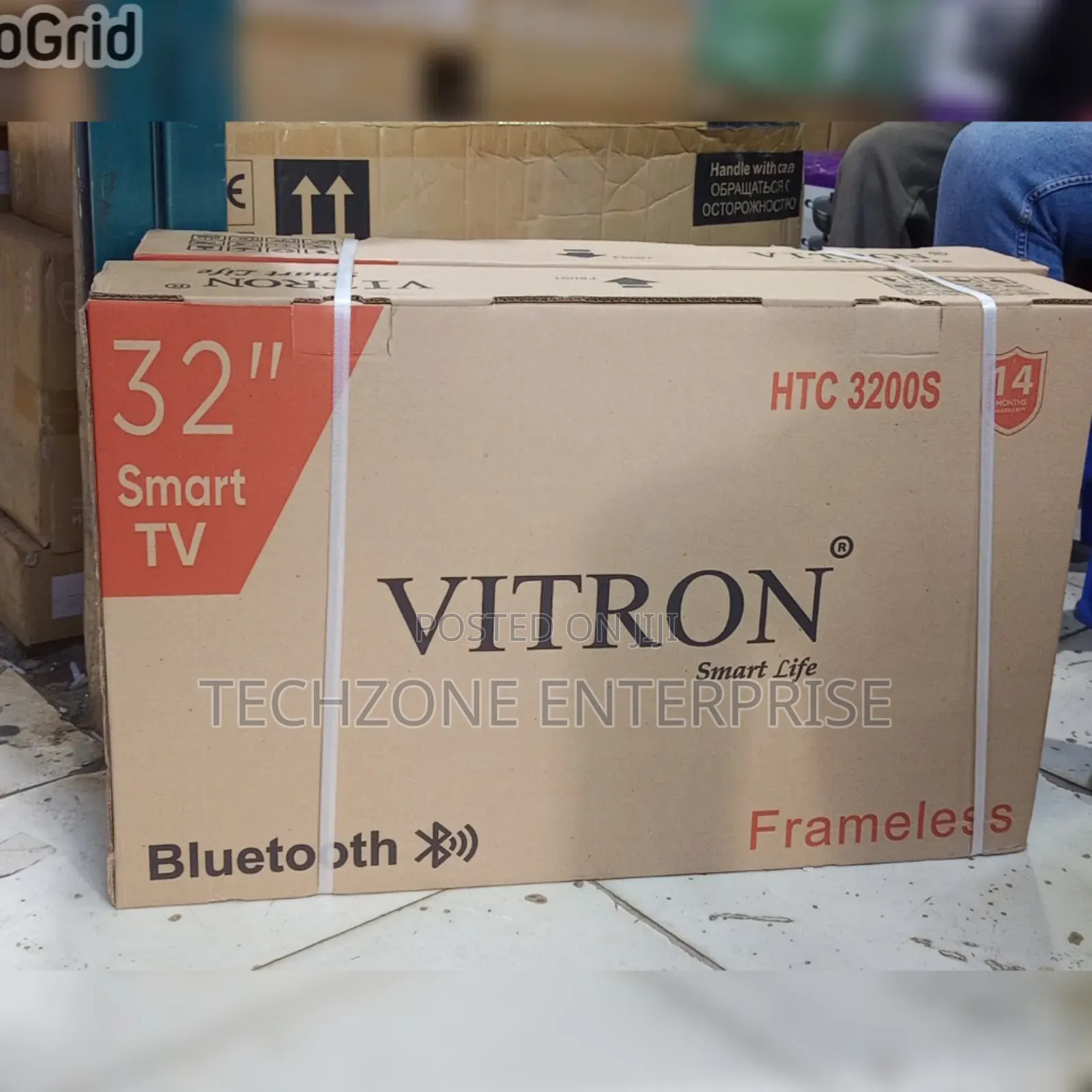 Vitron HTC-3200s 32′′ Frameless Smart Android Tv Powerful Sound 