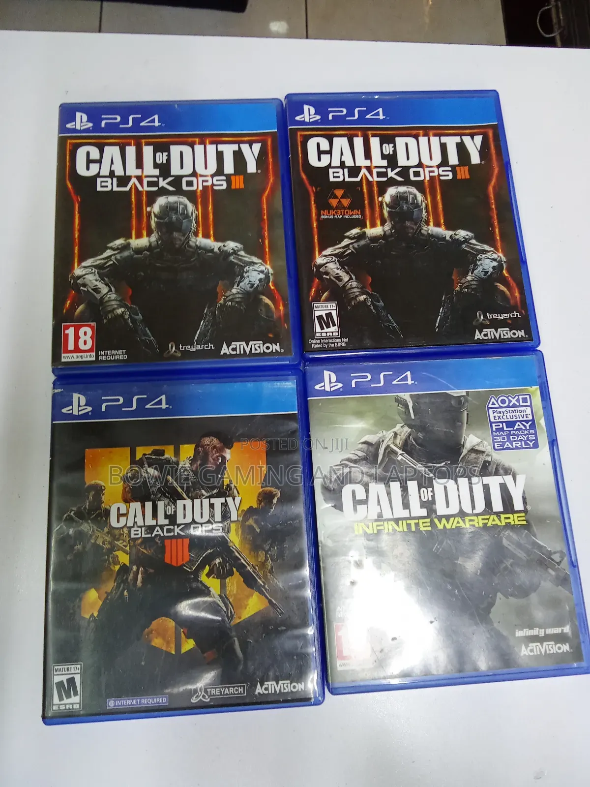 Call of Duty Black Ops 3/4and Infinite Warfare