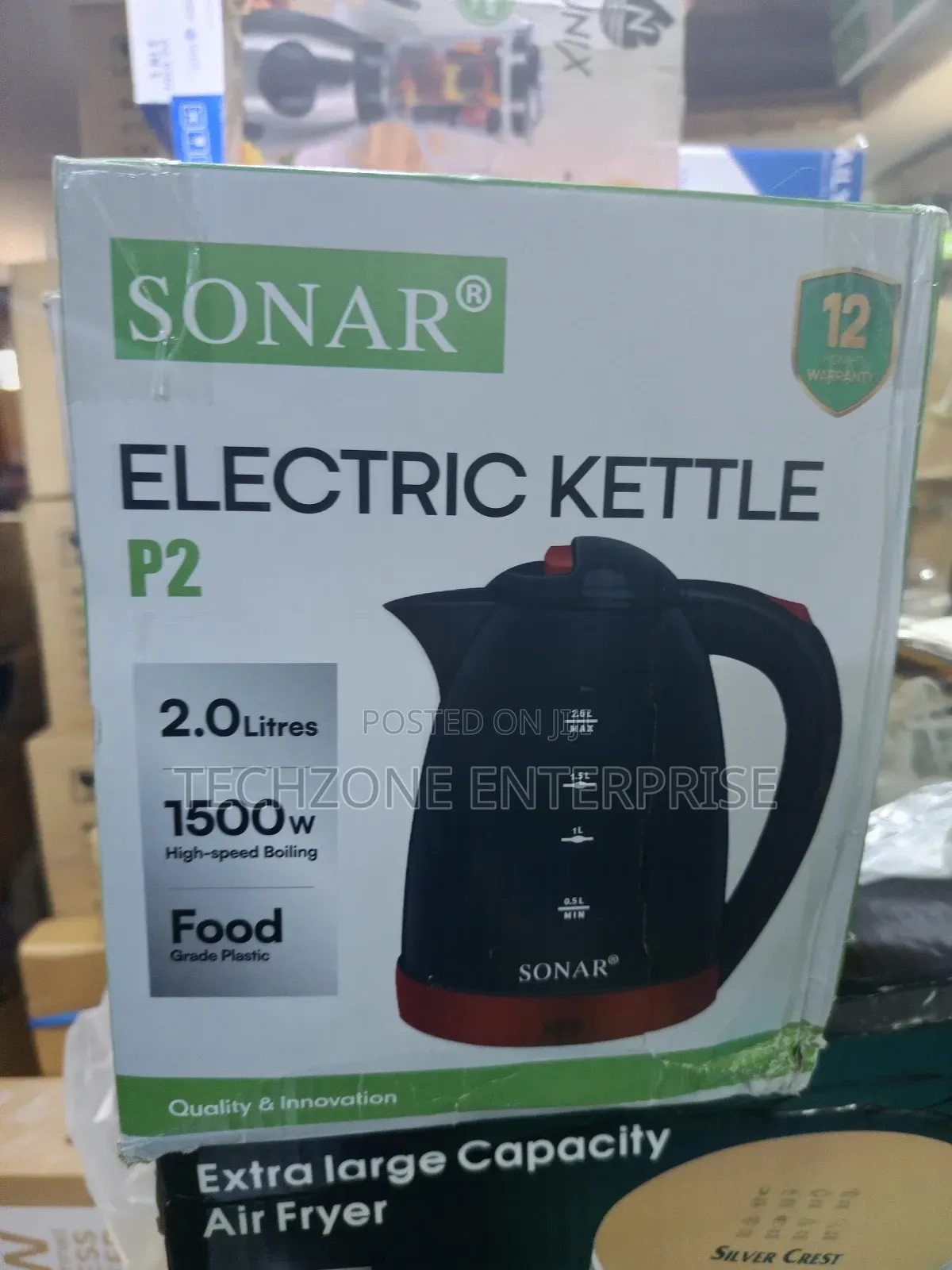 2.0 Litres Sonar P2 Plastic Kettle