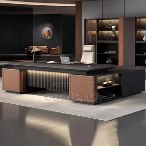 Office Table; Modern Executive Bossy Office Desk With Drawers